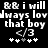 Pixelated text and symbols on black background: 'B&B i will always lovdalways lov that boy </3' with heart symbols below.