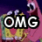 Animated four- with pink octopus-like creature and yellow character, text changes