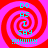Four identical display a red and pink spiral background with cyan text reading "DO AS I SAY" followed by multiple exclamation marks