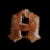 Animated contact sheet of AC/DC logo elements with rusted metal texture on black background, showing letter and lightning bolt frames.