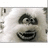 Pixelated image of a smiling face with large eyes and a wide grin next to blue text reading "Winter Wonderland" on a light background.