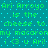 Green pixelated text on teal background repeats 'Ari Arroyo is the cheese to my macaroni i <3 u Ari!' in two identical