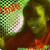 Pixelated green and red icon with a circular white area on the left and a dark green figure on the right.