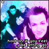 A four- shows a group of people with text overlay; the bottom-left has altered color tones and reduced brightness compared to others