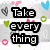 A static image with text fragments arranged in a , featuring heart and flower motifs on a light background