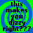 Four identical display text over a blue and green spiral background with pixelated font