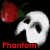 A pixelated white mask with black eye and mouth openings appears in three variations against a black background, each with a red strawberry and green stem positioned above it.