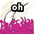 Pixelated cartoon character with a unicorn horn and pink hair, holding text boxes that change from 'oh' to 'yes' against a white background.