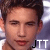 A four- shows a person with short brown hair and light skin, each displaying the same figure against a blurred background with white and purple tones