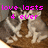 Four- of pixelated puppy images with pink text overlays, each showing different text and slight variations in the puppies' positions