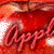 Animated contact sheet showing three frames of a buddy icon featuring red text and a shirtless man with tattoos wearing a Santa hat, set against a red background.