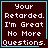 A 4-frame animated contact sheet of a pixel art icon with dark brown background and cyan border, displaying text that changes slightly across frames.