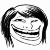 Two side-by-side pixelated faces with long hair, wide grins, and squinted eyes, rendered in black and white with high contrast.