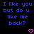 Blue pixelated text on black background reads "I like you but do u like me back?" with two pink heart symbols below.