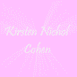 pink-tinted showing a woman in various poses with a man, some displaying text overlays like 'Kirsten Nicole Cohen' and 'Without Drink' in light green script