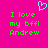 A static pixel art image with bright pink background, green text reading "I love my bffl Andrew", and a light blue heart symbol above the text.
