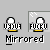 Pixelated icon shows mirrored text 'FUCKU' and 'USUUE' on gray background with white circular shape above yellow base.