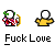 Animated contact sheet of a pixel art buddy icon showing sequential frames with character actions and text changes.