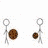 Animated sequence showing stick figures comparing cookie sizes with text and a fire effect.
