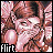 Pixelated image of a character with brown hair and pink skin holding a pink object, with the word 'flirt' at the bottom left.