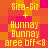 Pixelated text in yellow on a red-orange gradient background, repeated twice with identical content.