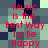 Red pixelated text reads "Music Is the Best Way To Be Happy" on a blue-green checkered background with visible pixelation.