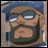 A 48x48 pixel buddy icon featuring a cartoon character with glasses and a blue cap on the left, paired with "Anime IM" text in white pixelated font on black background to the right.
