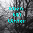 A four- displays cyan pixelated text over a grayscale forest background, with the right-bottom empty