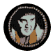 Circular icon with black border and dotted inner ring showing a person's face in light blue, brown, and gray tones