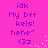 A static image with a bright pink background displays purple text and white pixelated dots arranged in two identical vertical