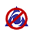Static pixelated icon featuring a blue bell symbol overlaid with a red prohibition circle and diagonal line, set against white background.