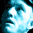 Blue-tinted human faces and red text on black background with motion blur effects.