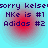 Four identical pixelated icons arranged in a , each with cyan background, red circular gradient, and dark purple text reading "sorry kelse", "NKe is #1", "Adidas #2"