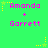 Green background with pink text reading "Amanda + Garrett" and yellow star animations in pixelated style.