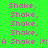 Pixelated text repeats 'Shake, Shake, Shake, Shake, A Shake it!' across four colored quadrants with pink lettering.