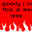 Red background with black pixelated text and white flame-like shapes at the bottom.