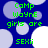 Blue background with light purple and white circles, green text reading 'Camp Wayne girls are SEXi' repeated in a pattern