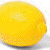 Yellow lemon-shaped icon with pixelated text variations across showing different phrases and color changes
