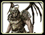 Four distinct fantasy character portraits in a , each with unique attire and props against white backgrounds