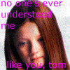 A young woman with long brown hair appears in a sequence of frames showing her head moving from left to right while text overlays remain constant.