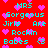 Red background with cyan text reading 'MRS Gorgeous Girls Are Rockin Babes <3' and pink heart symbols scattered throughout.