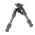 Pixelated grayscale bipod with three legs extending from a central hub, set against plain white background.
