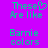 Pixelated text on purple background with green and cyan text, one version featuring a heart symbol replacing the 'e' in 'These'.
