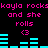 Pixelated text and audio visualizer on black background with pink and cyan elements.