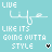 Pixelated cyan background with white text and a heart symbol, showing two animation states of the same design.