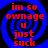 Four identical blue spiral backgrounds with red text reading "im so ownage u just such" arranged in a , each frame showing the same static composition