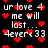 Pixelated text and red heart symbols on a black background, with animated flickering effects.