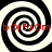 Four black-and-white spiral patterns arranged in a with red text reading "boredom" overlaid on each quadrant