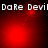 Red-toned animated icon with repeating 'Dare Devil' text and shifting circular light effects across four