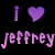 Purple text and heart symbols repeat across black and white backgrounds in a patterned sequence.